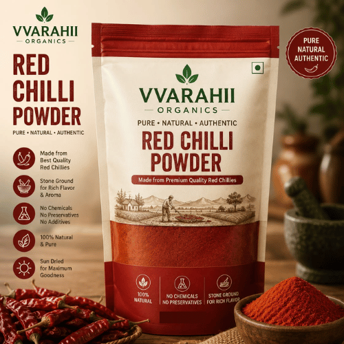 Vvarahii Organic Red Chilli Powder