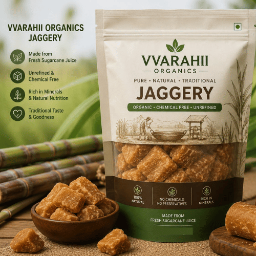Vvarahii Organic Jaggery