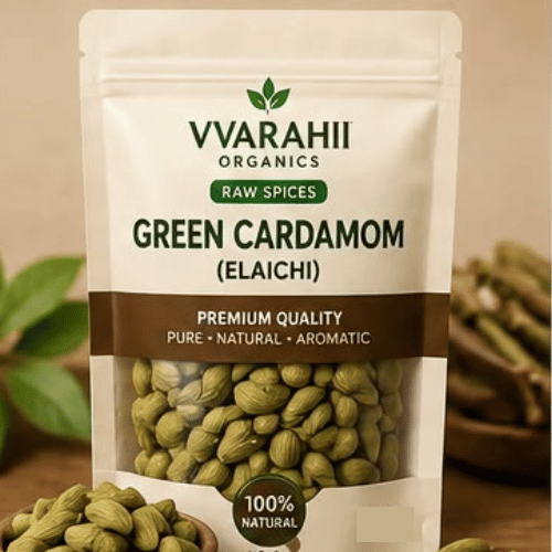 Vvarahii Organic Green Cardamom (Elaichi)