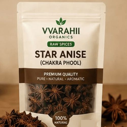 Vvarahii Organic Star Anise (Chakra Phool)