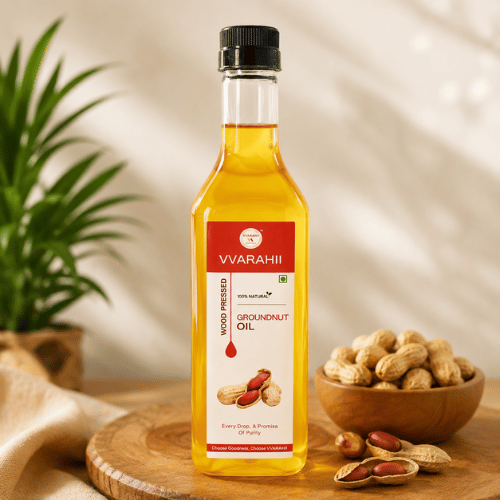 Wood Pressed Groundnut Oil